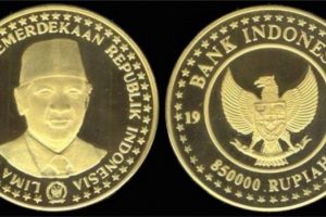 Bank Indonesia Luncurkan Ulang Emas Logam 850.000