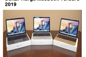 Daftar Harga MacBook Terbaru 2019