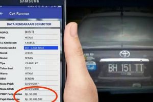 Aplikasi Cek Pajak kendaraan bermotor di HP Android