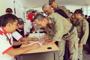 PEMERIKSAAN URIN MENDADAK DI MARKAS SATPOL-PP