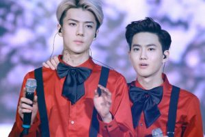 Suho EXO Hendak Cium Sehun Saat Konser The EXO'rDIUM