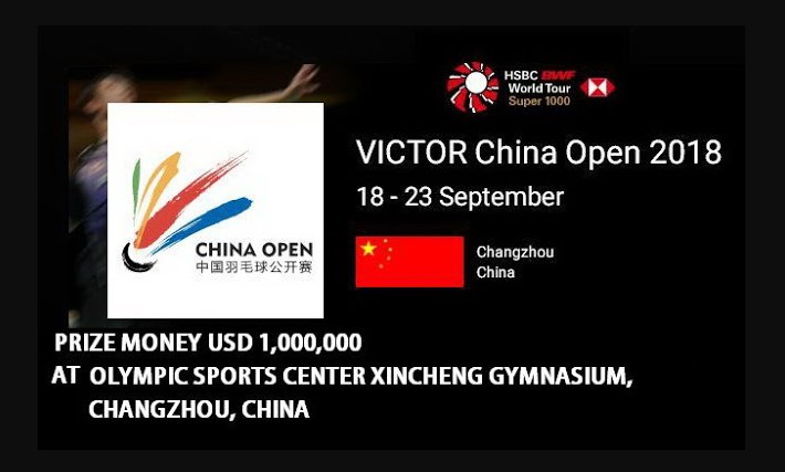 Daftar Nama Juara China Open 2018