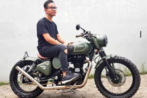 Ikut Ajang Otomotif, Intip Kecenya Modifikasi Motor Putra Pertama Jokowi