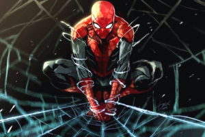 GAMBAR SPIDERMAN LUCU