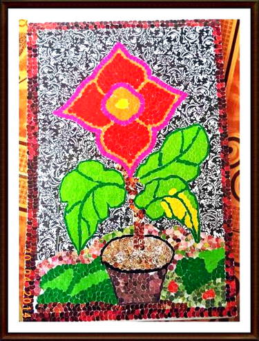 Gambar Bunga Untuk Mozaik – Siti