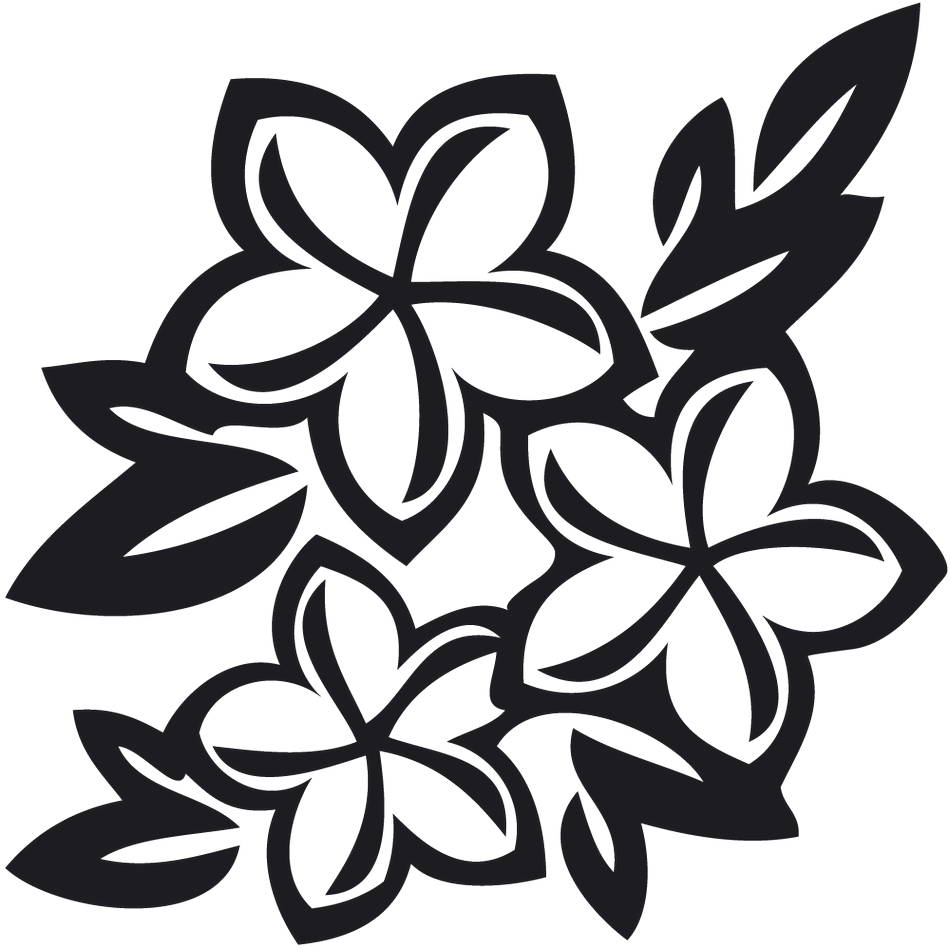 Gambar Bunga Hitam Putih Harian Nusantara