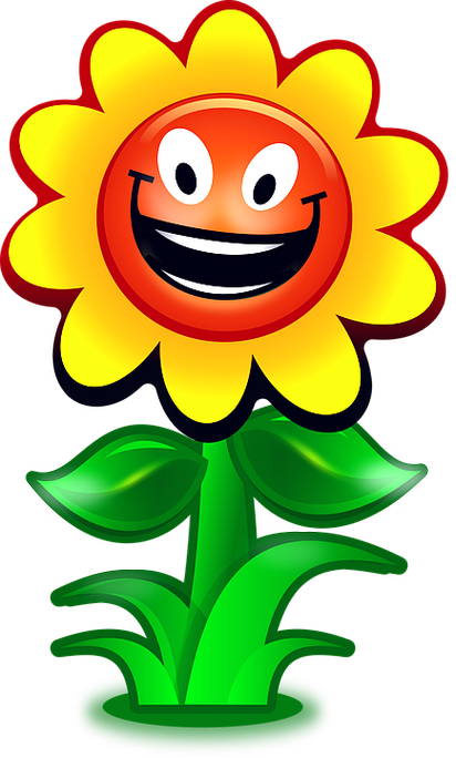 gambar bunga matahari kartun1 1