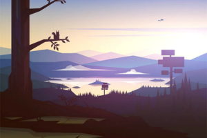 Gambar Ilustrasi Pemandangan Alam