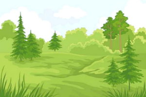 Gambar ilustrasi pemandangan