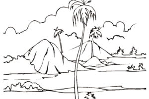 Gambar Pemandangan Sederhana