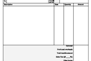Company Invoice Sample