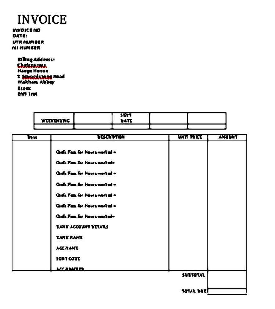 22 handyman invoice sample excel templates