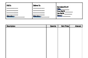akery Invoice Template Sample