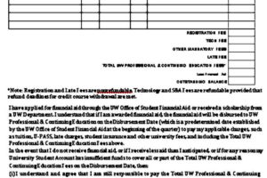 Sample Education Invoice