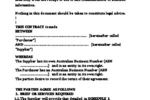 Contract Invoice Sample