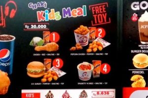 Daftar Harga Menu KFC Terbaru 2019