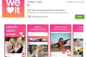 We Heart It – Aplikasi Sosial Media Berbagi Kutipan, Foto, Fashion, Kecantikan Dll