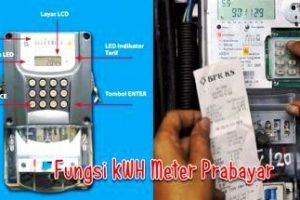 Fungsi kwh meter prabayar