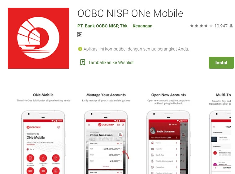 Cara Mengunduh Dan Menginstal Aplikasi One Mobile Bank Ocbc Nisp